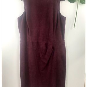 Ralph Lauren Velvet Maroon Dress